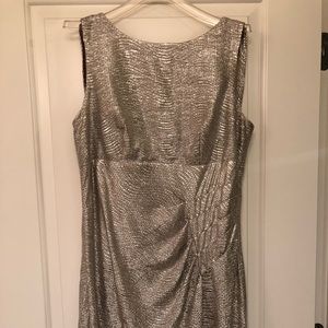 Formal metallic dress